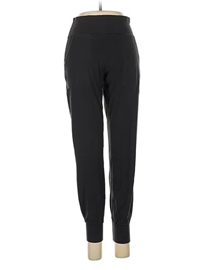 Pre-owned Lululemon Athletica Track Pants In Black