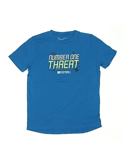 Pre-owned Under Armour Kids' Short Sleeve T-shirt In Blue