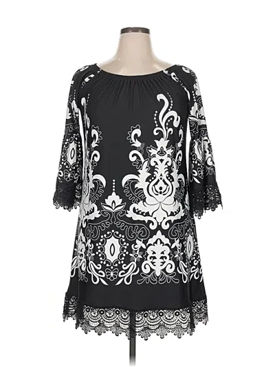 Pre-owned White Mark Casual Dress In Black