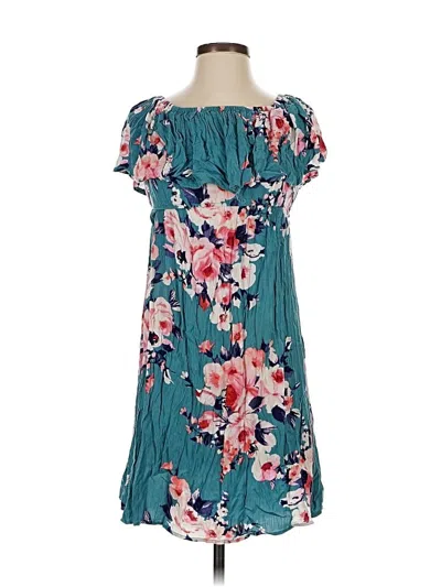 Pre-owned Haute Monde Casual Dress In Blue