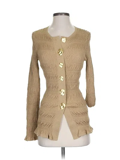Pre-owned Tove Cardigan Sweater In Brown