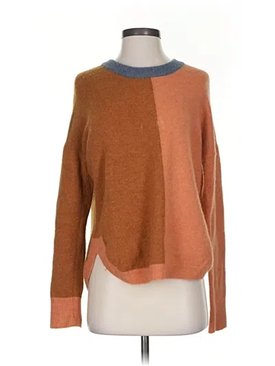Pre-owned Madewell Pullover Sweater In Orange
