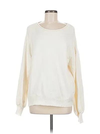 Pre-owned 14th & Union Sweatshirt In White