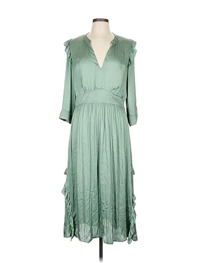 Pre-owned Current Air Casual Dress In Green