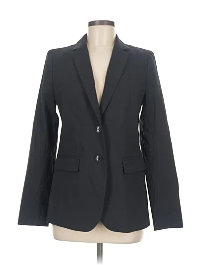 Pre-owned Banana Republic Wool Blazer Jacket In Black