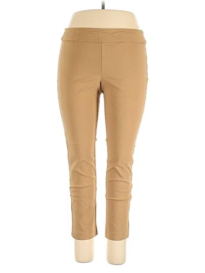 Pre-owned Charter Club Active Pants In Brown