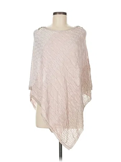 Pre-owned White House Black Market Poncho In Pink
