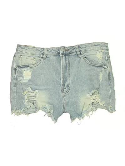 Pre-owned Almost Famous Denim Shorts In Blue