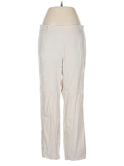 Pre-owned Jjill Linen Pants In White