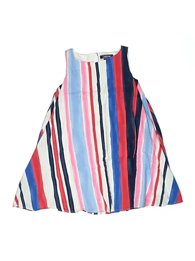 Pre-owned Lands' End Kids'  Dress In Blue