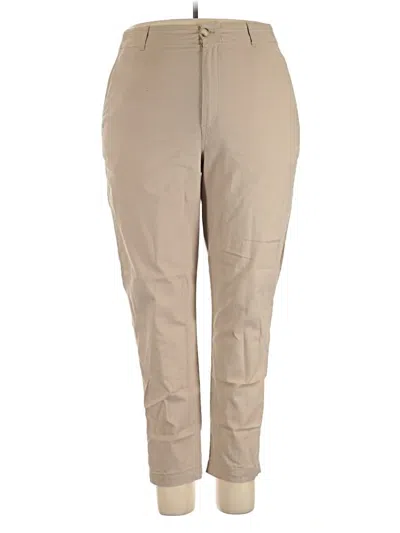 Pre-owned Uniqlo Khaki Pant In Brown
