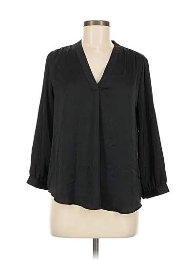 Pre-owned Vince Camuto 3/4 Sleeve T-shirt In Black