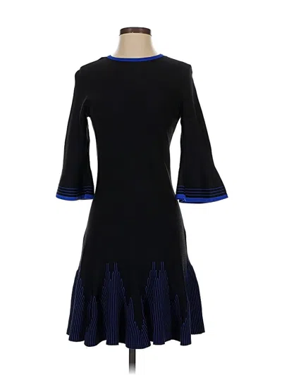 Pre-owned Shoshanna Cocktail Dress In Black