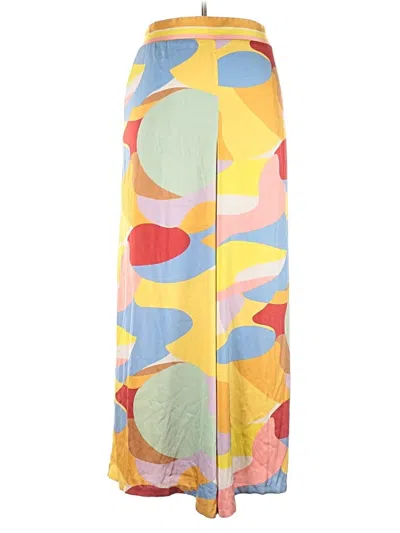 Pre-owned Gabrielle Union New York And Company Casual Pants In Yellow