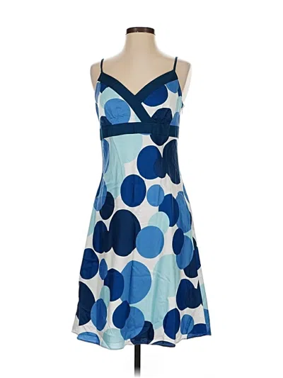 Pre-owned Ann Taylor Cocktail Dress In Blue