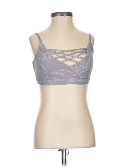Pre-owned Fabletics Sports Bra In Silver