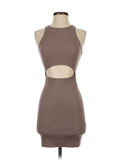 Pre-owned Wilfred Free Cocktail Dress In Brown