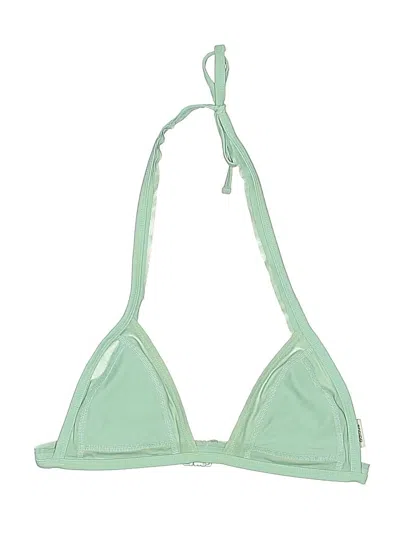 Pre-owned Adidas Stella Mccartney Swimsuit Top Green Swimwear
