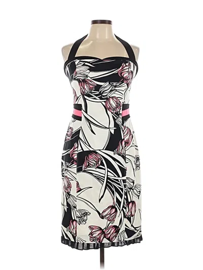 Pre-owned Karen Millen Cocktail Dress In White