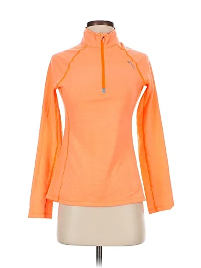 Pre-owned Asics Fleece Jacket In Orange