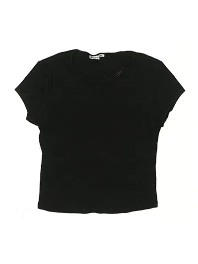 Pre-owned Reformation Kids' Short Sleeve T-shirt In Black