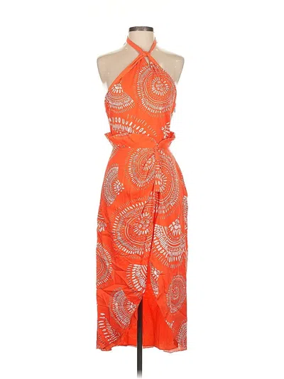 Pre-owned Andres Otalora Cocktail Dress In Red