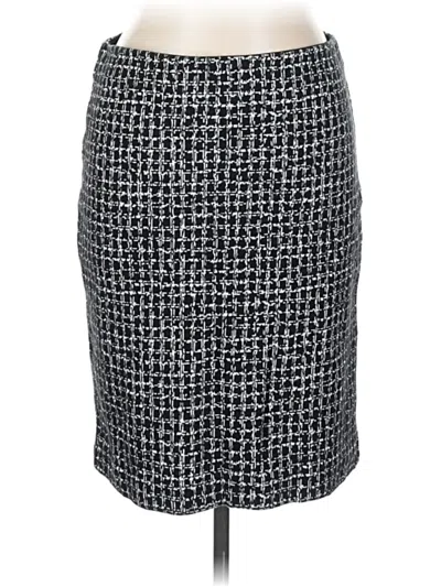 Pre-owned Ann Taylor Formal Skirt In Gray