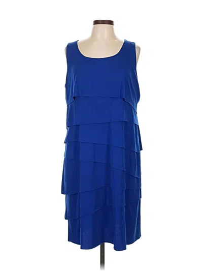 Pre-owned Chico's Cocktail Dress In Blue