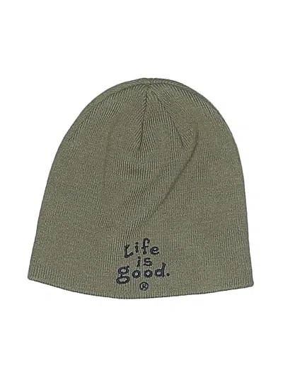 Pre-owned Life Is Good Kids' Beanie Hat In Green