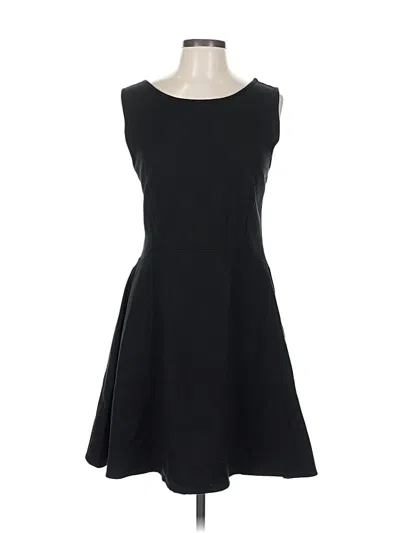 Pre-owned Three Dots Casual Dress In Black