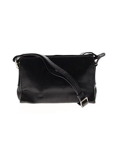 Pre-owned The Bridge Leather Crossbody Bag In Black
