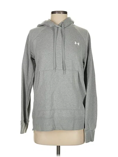 Pre-owned Under Armour Pullover Hoodie In Gray