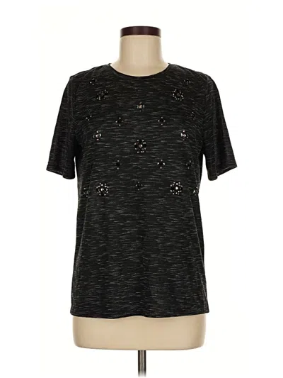 Pre-owned Ann Taylor Loft Active T-shirt In Black