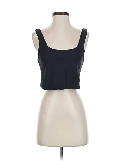 Pre-owned Fabletics Tank Top Black Strapless Neckline Tops