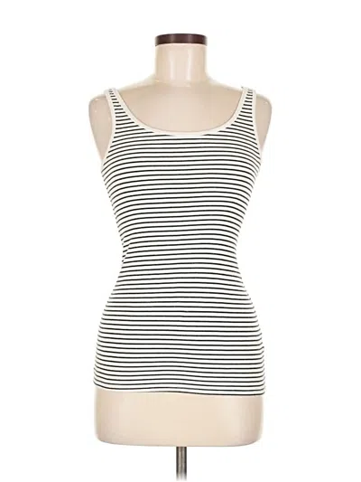 Pre-owned Merona Tank Top Ivory Strapless Neckline Tops In White