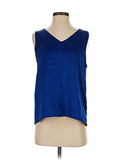 Pre-owned Nicole Miller Sleeveless T-shirt In Blue