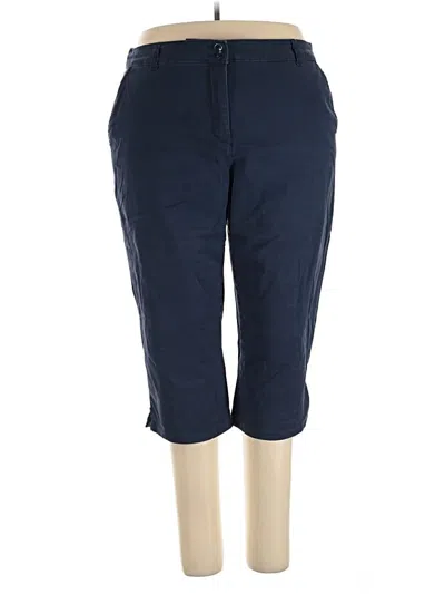 Pre-owned Karen Scott Casual Pants In Blue