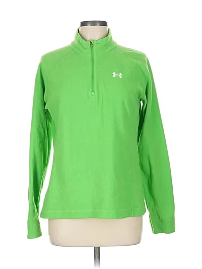 Pre-owned Under Armour Fleece Jacket In Green