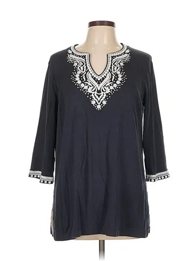 Pre-owned Joan Vass Casual Dress In Gray