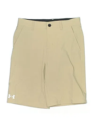 Pre-owned Under Armour Kids' Khaki Shorts In Brown