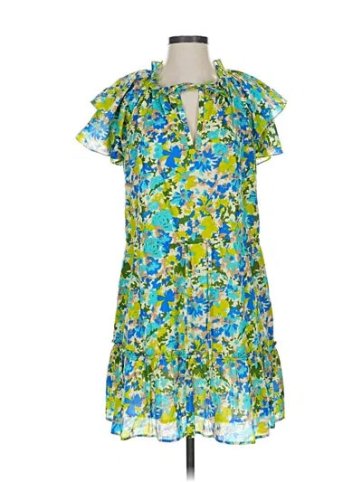 Pre-owned Olivia James The Label Casual Dress In Blue