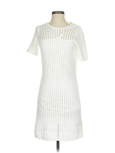 Pre-owned Gap Casual Dress In White