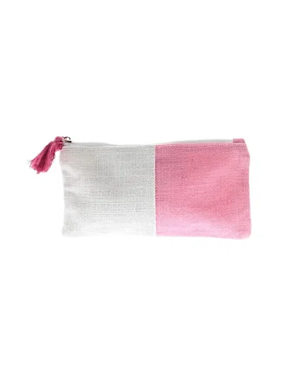 Pre-owned Mud Pie Clutch In Pink