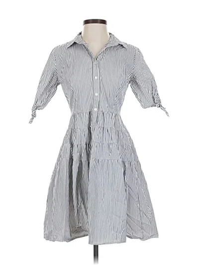 Pre-owned Maison Jules Casual Dress In Gray