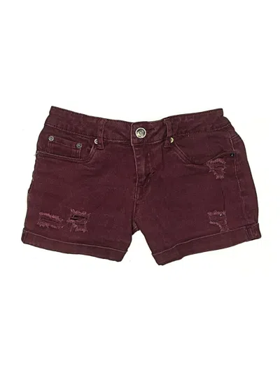 Pre-owned Dollhouse Shorts In Burgundy