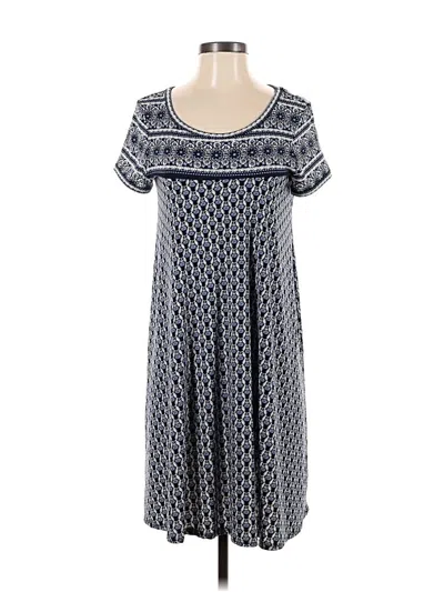 Pre-owned Max Studio Casual Dress In Blue