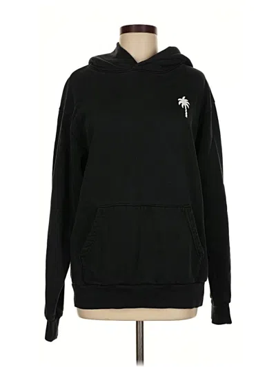 Pre-owned Assorted Brands Pullover Hoodie In Black