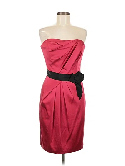 White House Black Market Cocktail Dress In Red