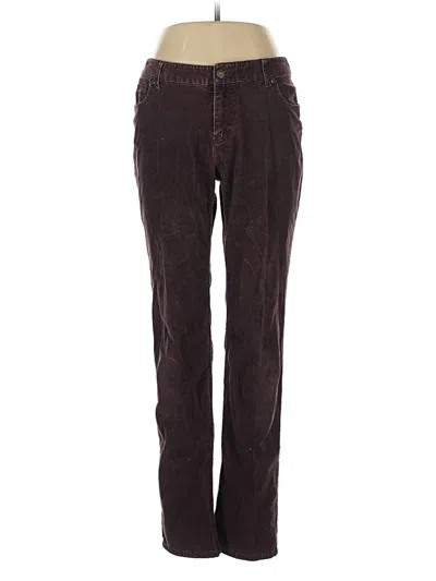 Pre-owned Jjill Jeans In Burgundy