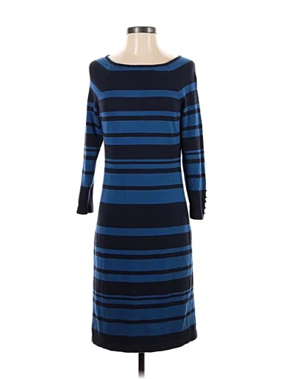 Pre-owned Ann Taylor Casual Dress In Blue